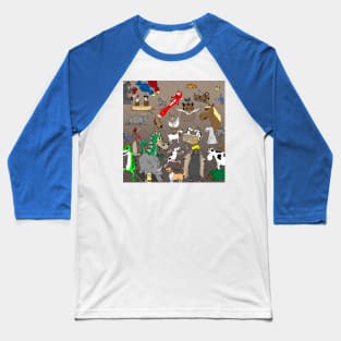 Out to Lunch Animals Collection Baseball T-Shirt